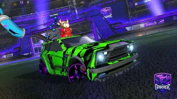 A Rocket League car design from yan0xo