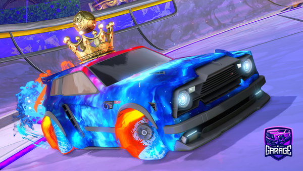 A Rocket League car design from Evrgame444