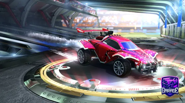 A Rocket League car design from onjrtyyid