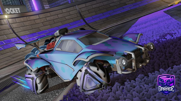 A Rocket League car design from -Goose-