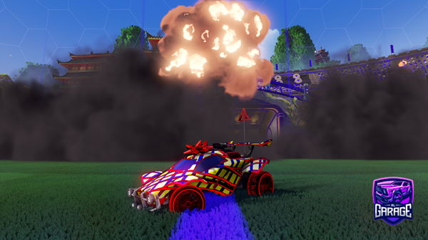 A Rocket League car design from Kaxmyat