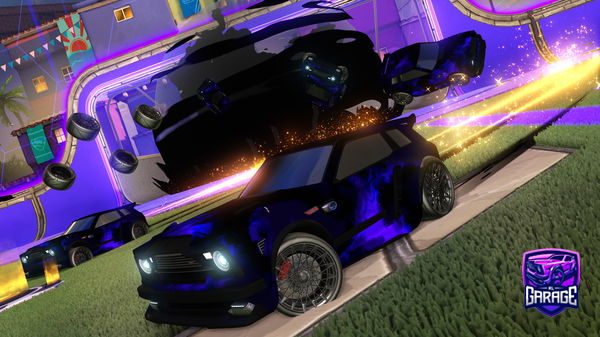 A Rocket League car design from AmaniOfValor