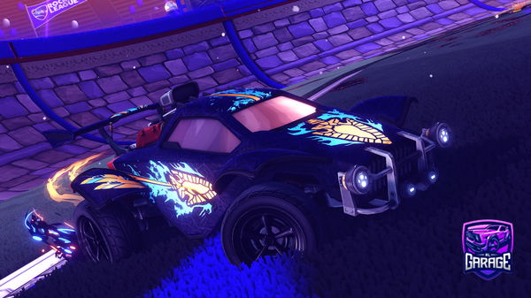 A Rocket League car design from bendyrhino