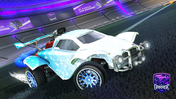 A Rocket League car design from Boostes