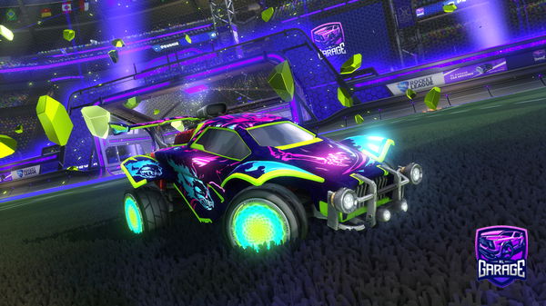 A Rocket League car design from skajp