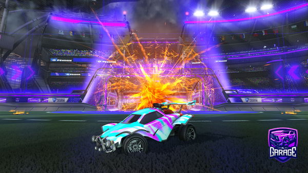 A Rocket League car design from Mateuco