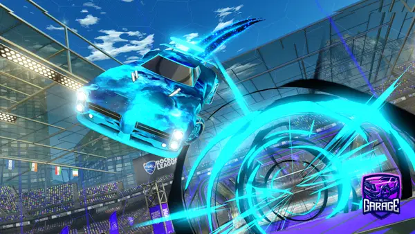 A Rocket League car design from FL4YC0N