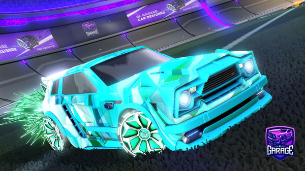 A Rocket League car design from xX2EZPZXx