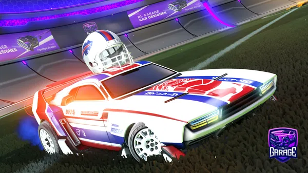 A Rocket League car design from DartAce91