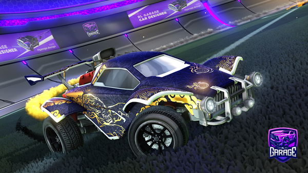 A Rocket League car design from OrgiYT