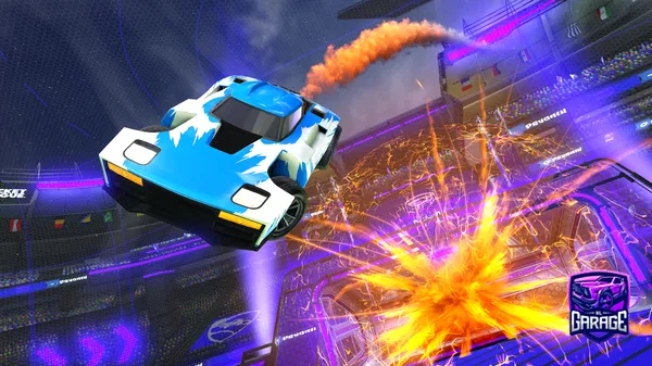 A Rocket League car design from AW249