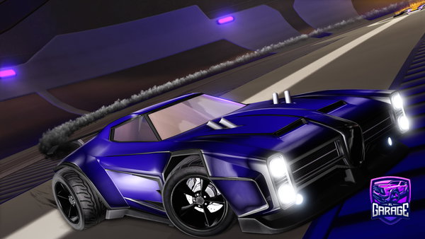 A Rocket League car design from samurokan