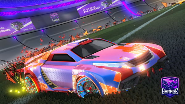 A Rocket League car design from MrGilly21