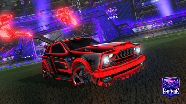 A Rocket League car design from dxrkCALAMITY