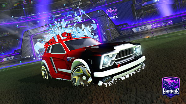 A Rocket League car design from futlfc