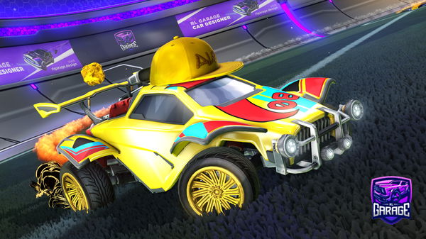 A Rocket League car design from Lexa_S78