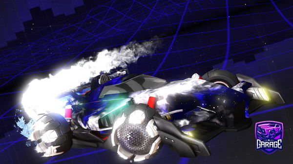 A Rocket League car design from HiRandomTV