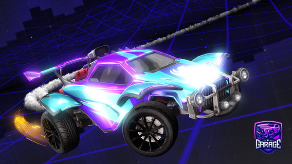 A Rocket League car design from fennecwarrior