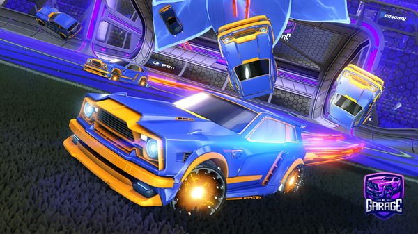 A Rocket League car design from cactusy