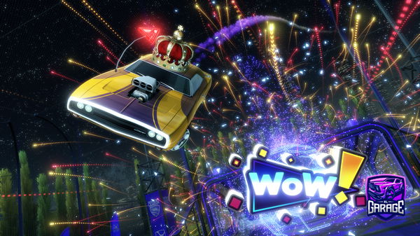 A Rocket League car design from MuscateerThree