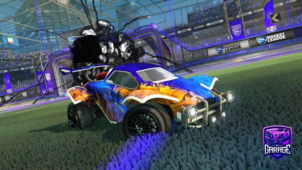 A Rocket League car design from Rambo92789