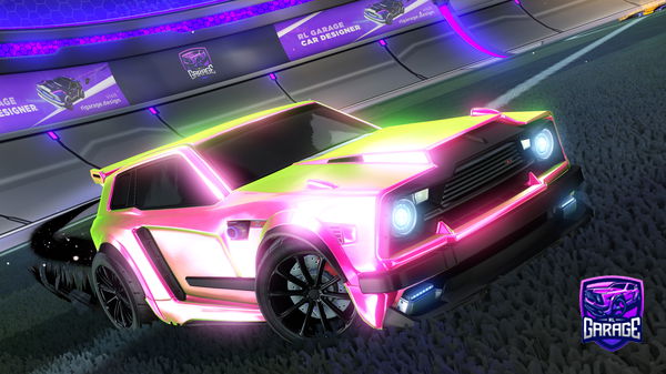 A Rocket League car design from Streamer666-_-