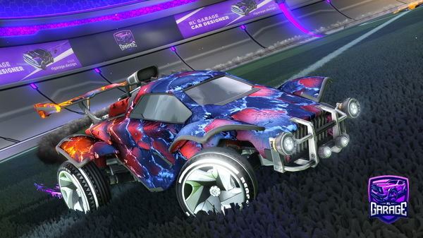 A Rocket League car design from wxbba02