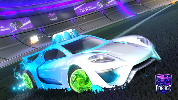 A Rocket League car design from Imayoutuber