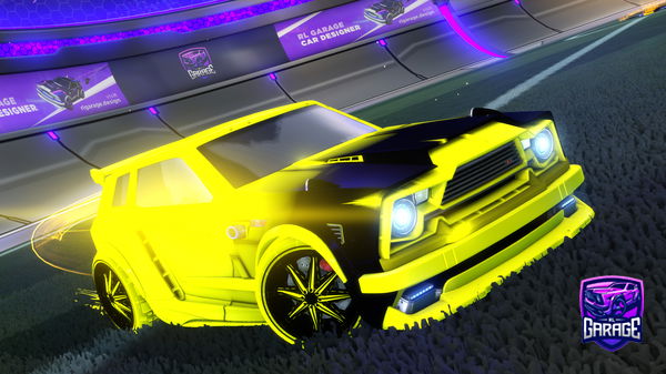 A Rocket League car design from BW1