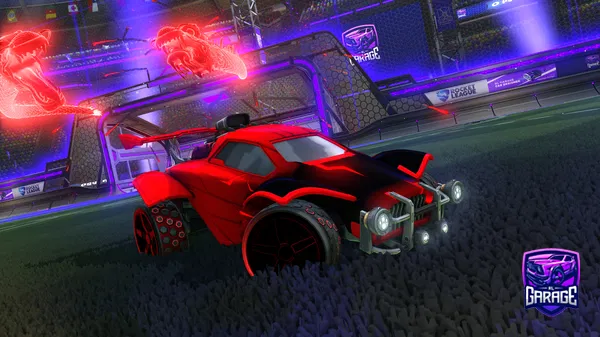 A Rocket League car design from Dogspider55