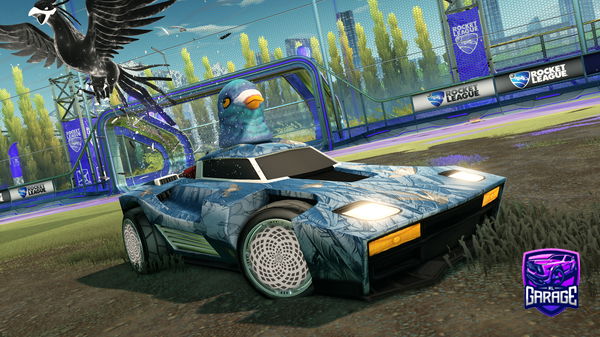 A Rocket League car design from TStriker07