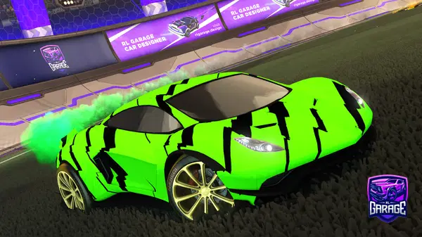 A Rocket League car design from Jato154