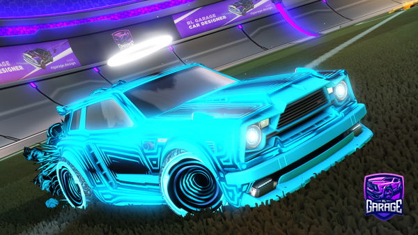 A Rocket League car design from Frenkie08