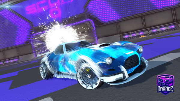 A Rocket League car design from hashna