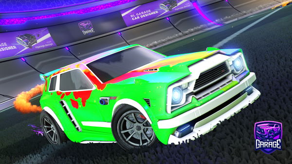 A Rocket League car design from StrayBox1694