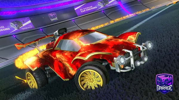 A Rocket League car design from PowerfulFlea441