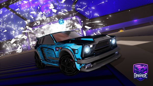 A Rocket League car design from SilentWisdom
