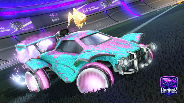 A Rocket League car design from MoistBrownie