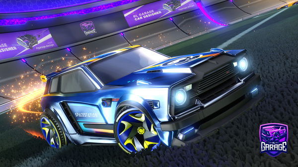 A Rocket League car design from TheJWest