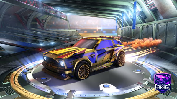 A Rocket League car design from HJY