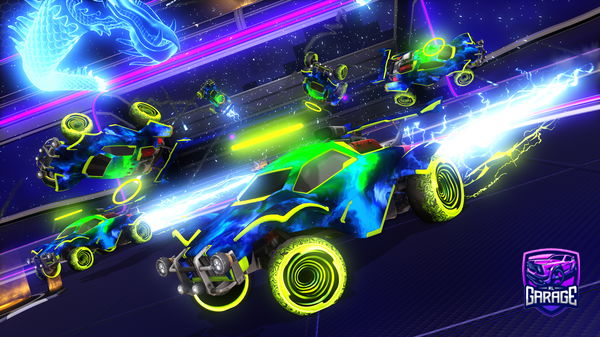 A Rocket League car design from Iceman365