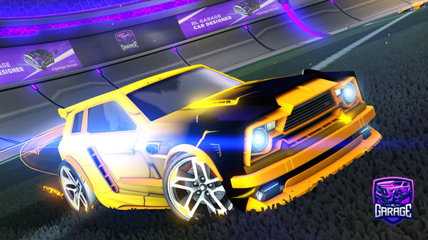 A Rocket League car design from ECPLISE