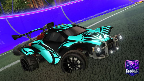 A Rocket League car design from afterglvwwwontt