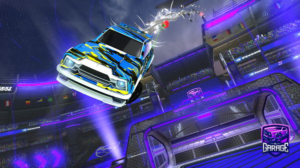A Rocket League car design from xrqdd