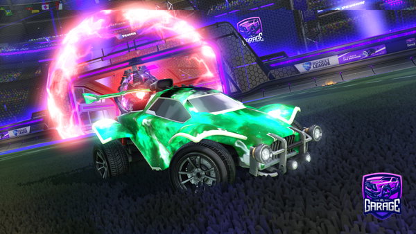 A Rocket League car design from Frixu2137
