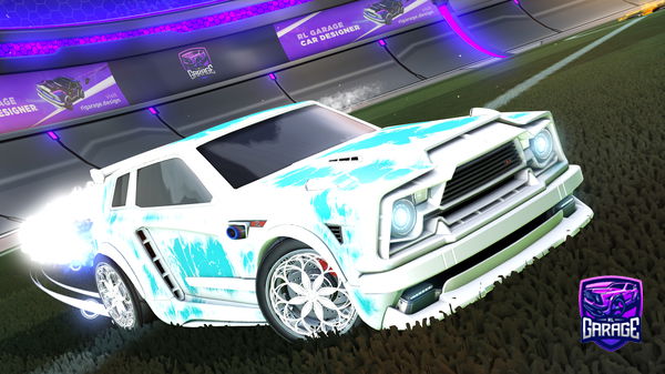 A Rocket League car design from Wolfego28