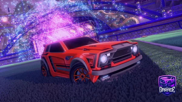A Rocket League car design from DoubleWee