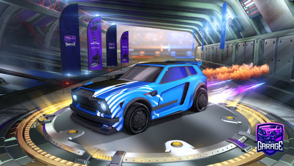 A Rocket League car design from RockyofficerYT