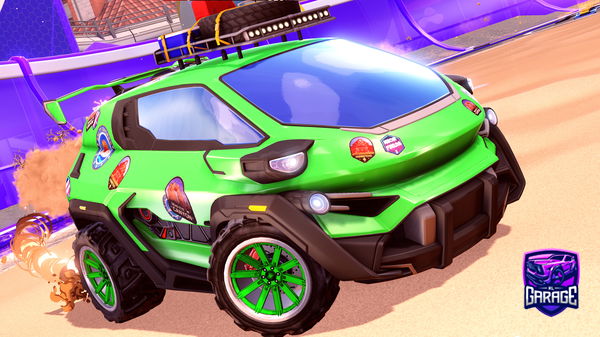 A Rocket League car design from MrRogers143