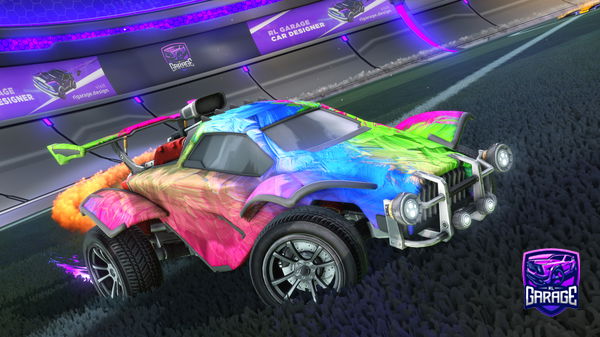 A Rocket League car design from Gurrrrrra07